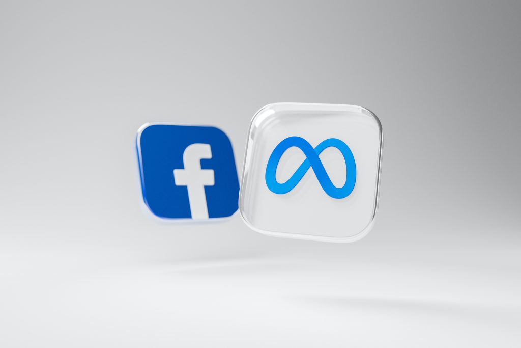 Icons Meta und Facebook