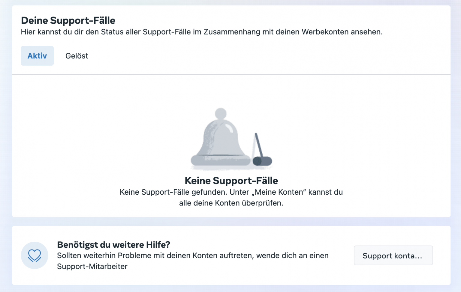 Facebook Werbekonto wiederherstellen