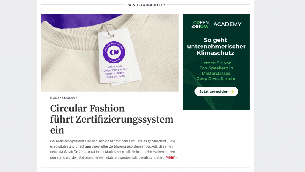 Beispiel von Contextual Advertising