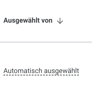 Ausgewählte Landingpages in Performance Max