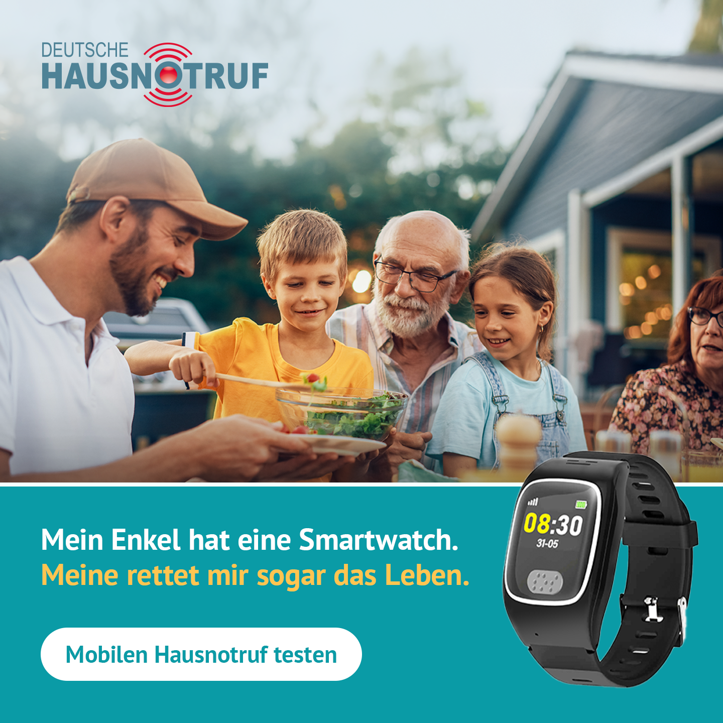 Deutsche Hausnotruf Creatives Beispiele