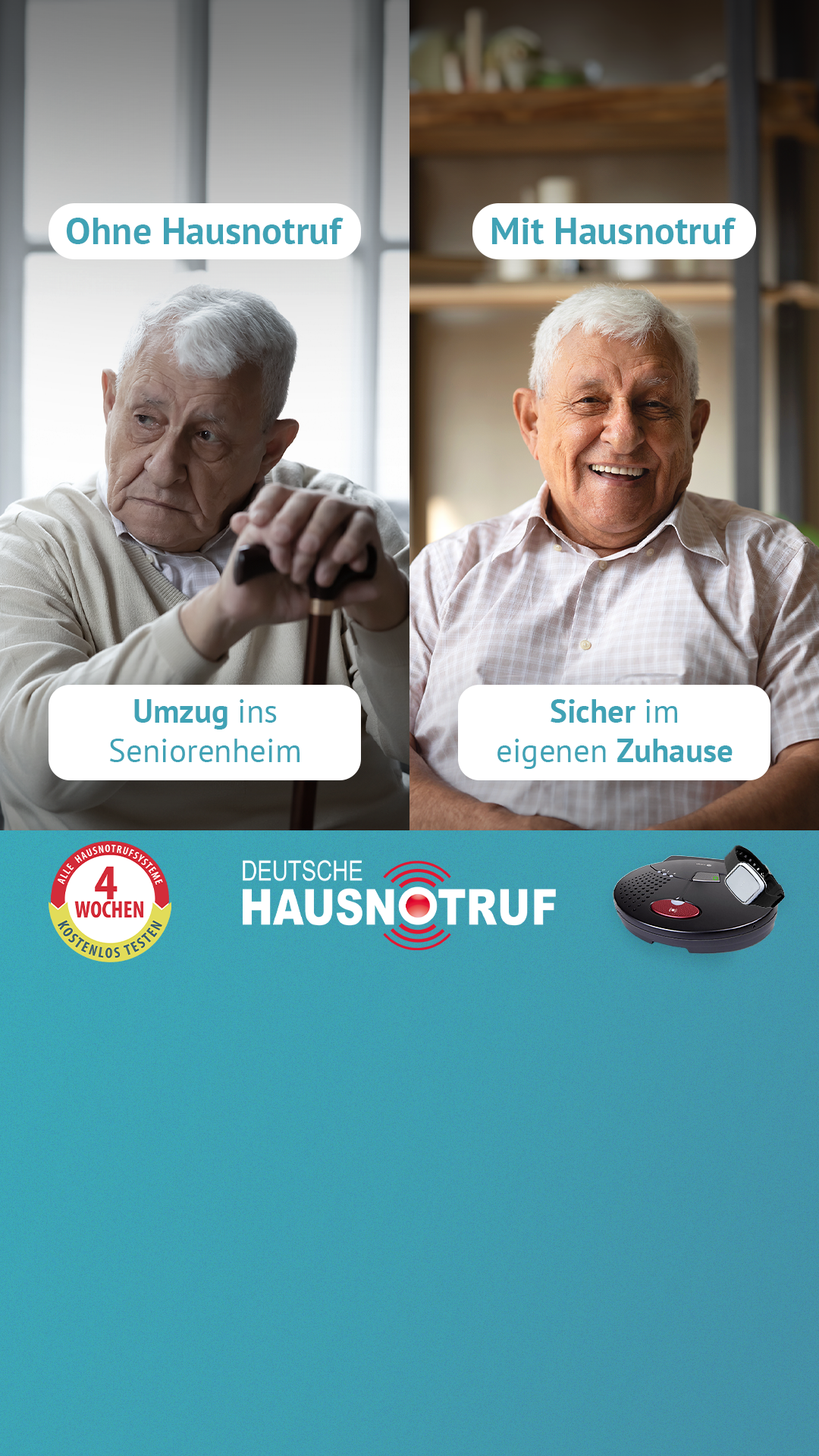 Deutsche Hausnotruf Creatives Beispiele